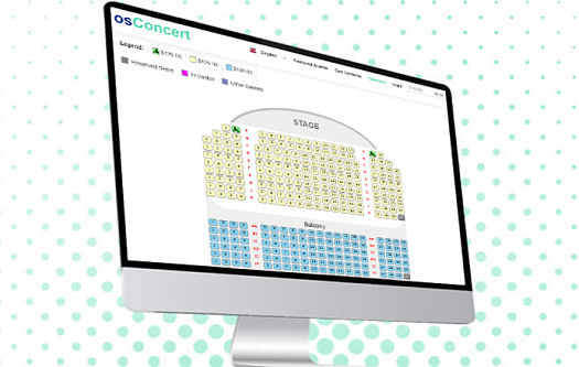 osConcert Software for Reserved Seating and Unlimited General Admission Events